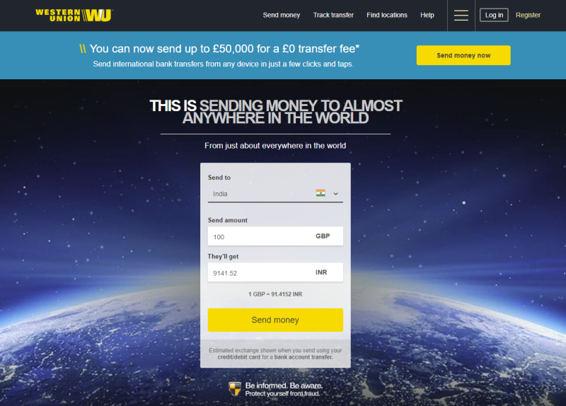 Western Union Review Fees Exchange Rates Calculator