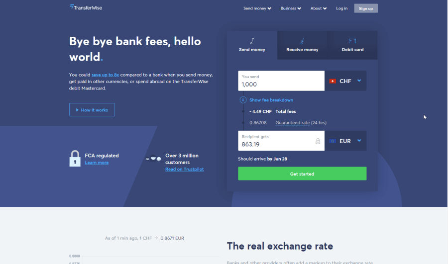 Money Transfer Compare Ways To Send Money Online With Monito