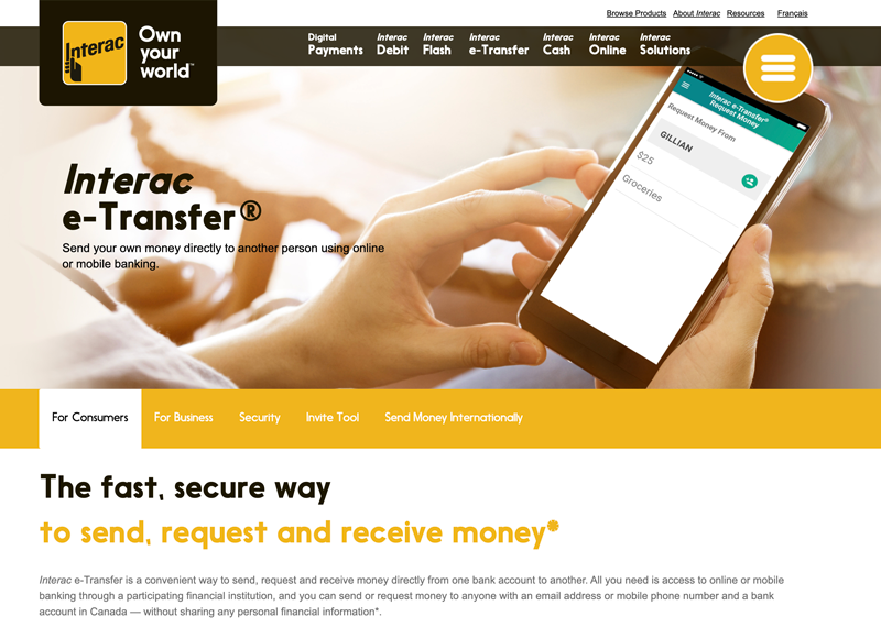 buy bitcoins interac e-transfer